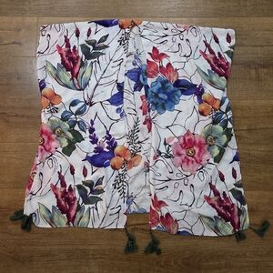 Do Everything In Love Anthropologie Floral Watercolor Kimono OS Vacay Boho